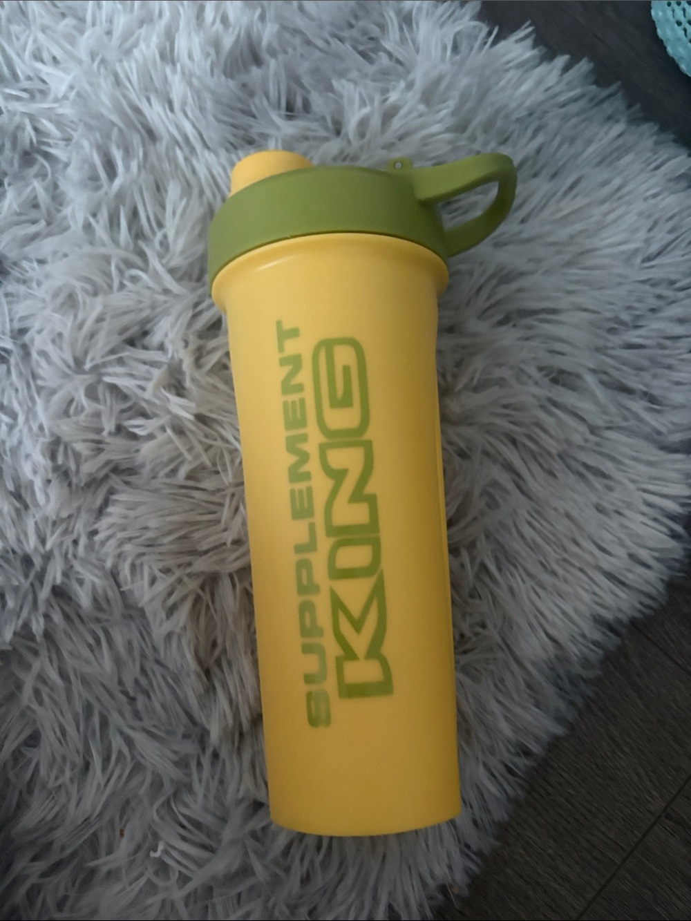 Supplement King Yellow & Green Shaker Bottle